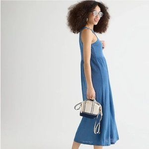 J.Crew Linen Jersey Knit Dress Excellent Condition